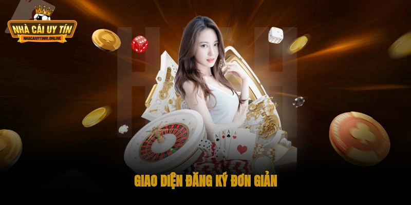 Giao diện đăng ký đơn giản