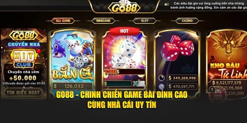 GO88 - Chinh Chiến Game Bài Đỉnh Cao Cùng Nhà Cái Uy Tín