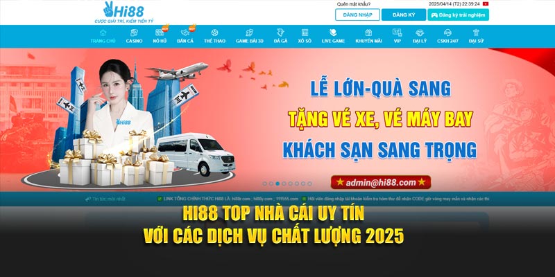 Hi88 – Top Nhà Cái Uy Tín Với Các Dịch Vụ Chất Lượng 2025
